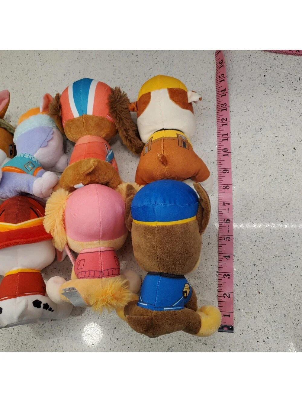Paw Patrol Plush Toy Lot Skye Everest Rubble Chase Marshall 8